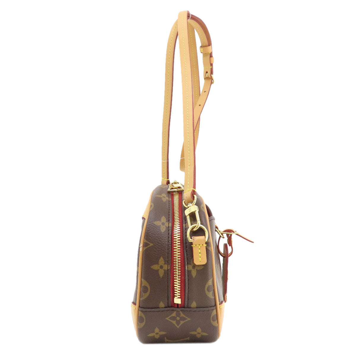 Louis Vuitton M45528 DeauvilleMINI Monogram Canvas Brown Shoulder Bag