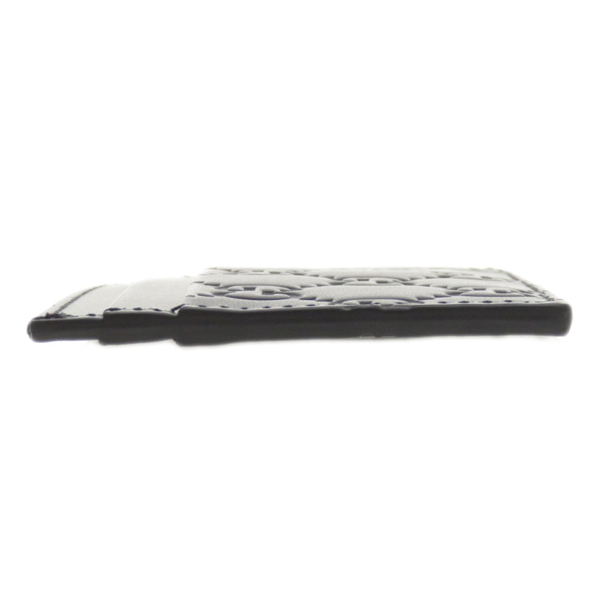 Gucci GG Shima Calfskin Black Wallet Case