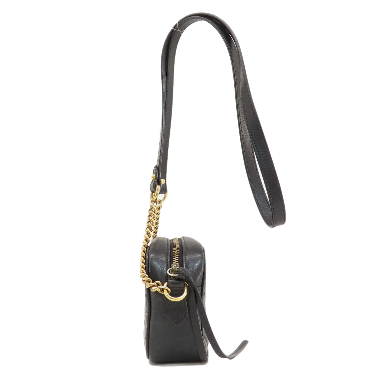Gucci GG Marmont Calfskin Black Mini Shoulder Bag