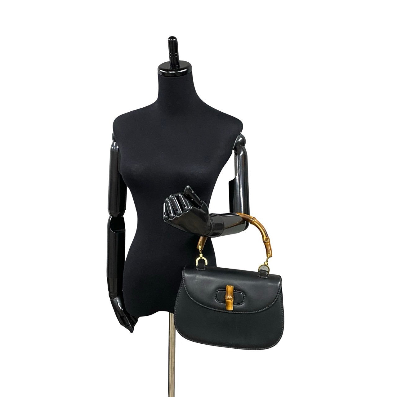 Gucci Bamboo Handbag Leather Travel Bag Handbag 8
