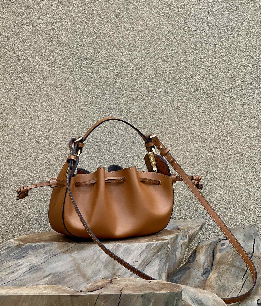 Top QualityTop Quality Pomodorino 17cm Brown Mini Bag