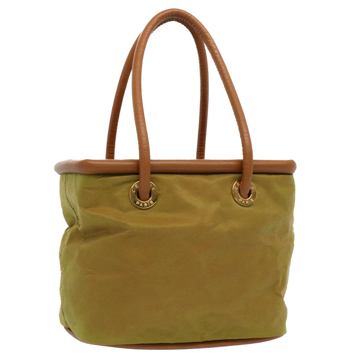 Luxury Hand Bag Khaki Leather Nylon Travel Bag