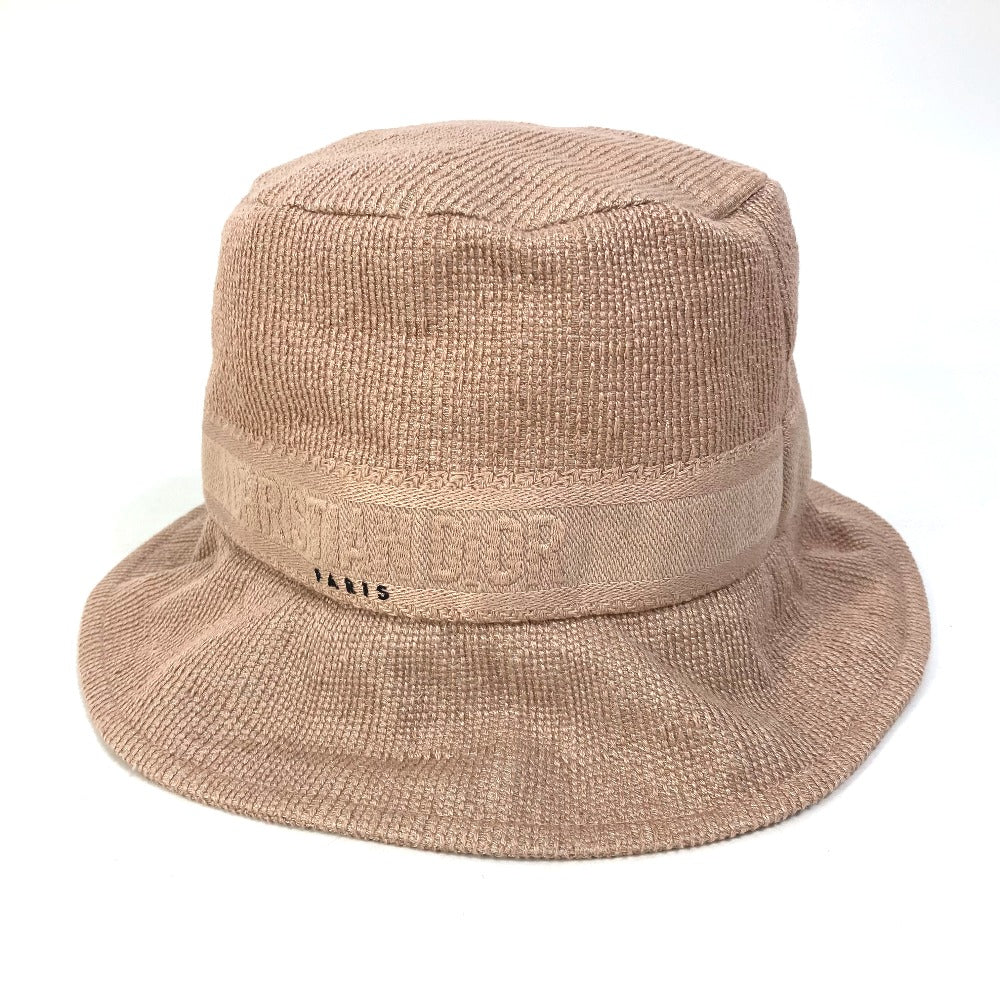 Dior Hat Cotton Viscose Hat Hat Hat Bob Pink Logo Bucket Bag