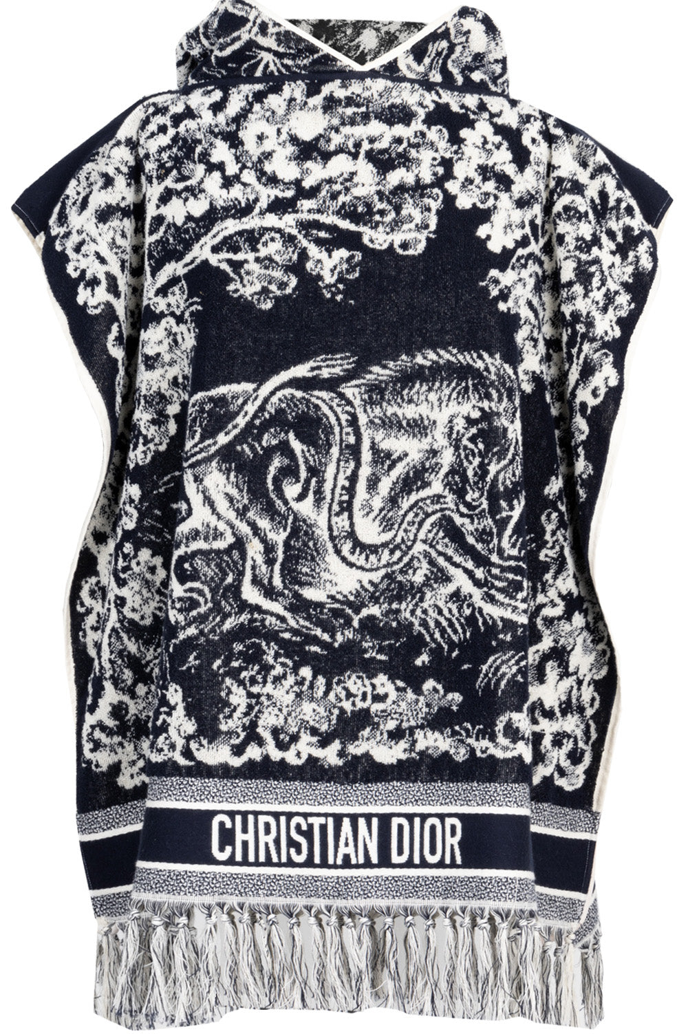 Dior Toile De Jouy Reversible Hoodie Terrycloth Handbag