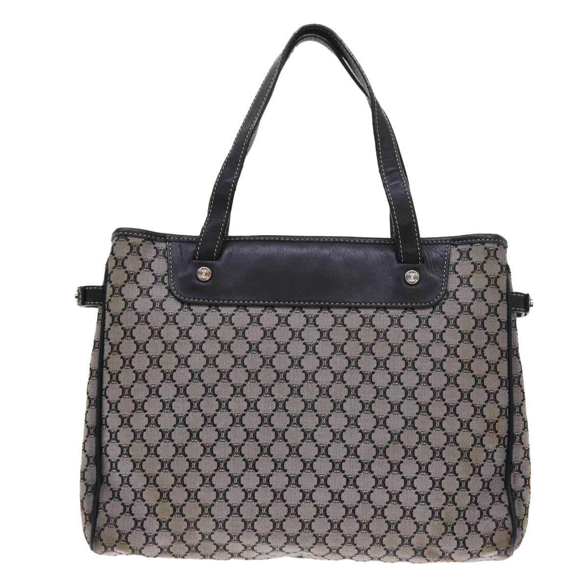 Luxury Macadam Hand Bag Gray Canvas Travel Bag