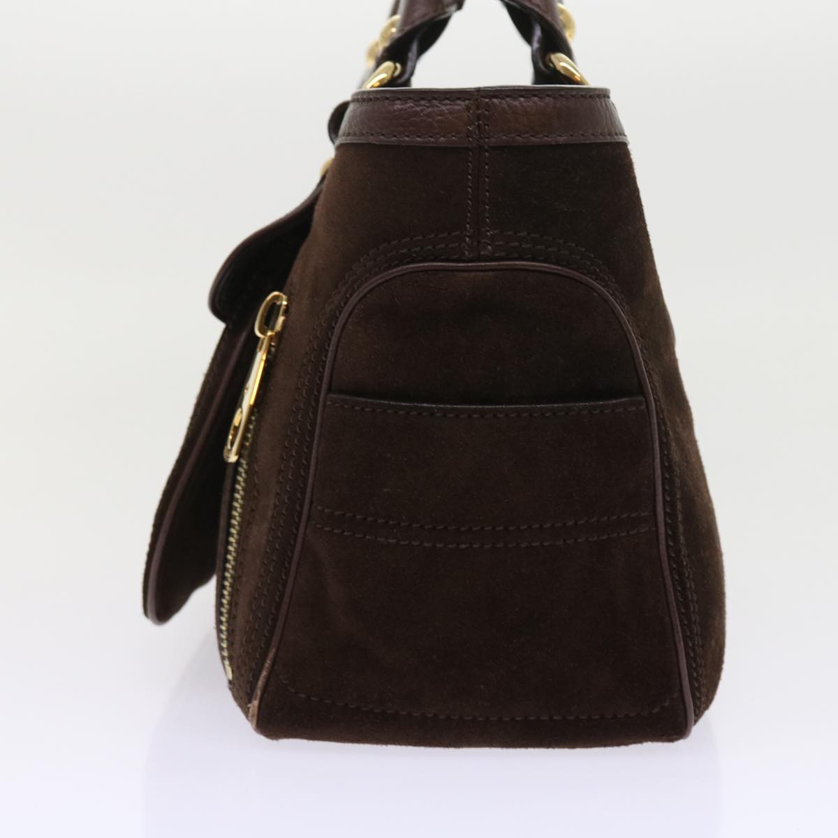Luxury Hand Bag Leather Suede Travel Bag