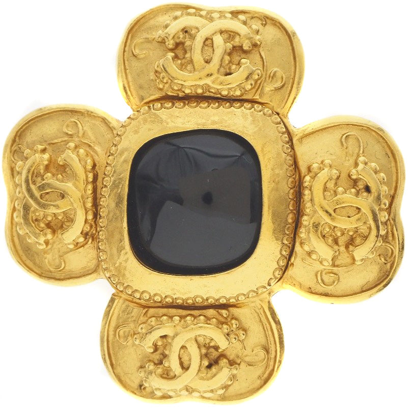 Chanel Brooch Plated COCO Mark Gold Handbag 3