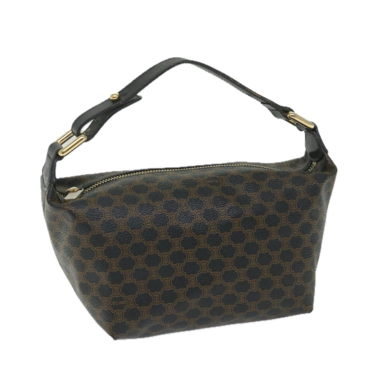 Luxury Macadam Hand Bag Pvc Brown Leather Canvas Travel Bag