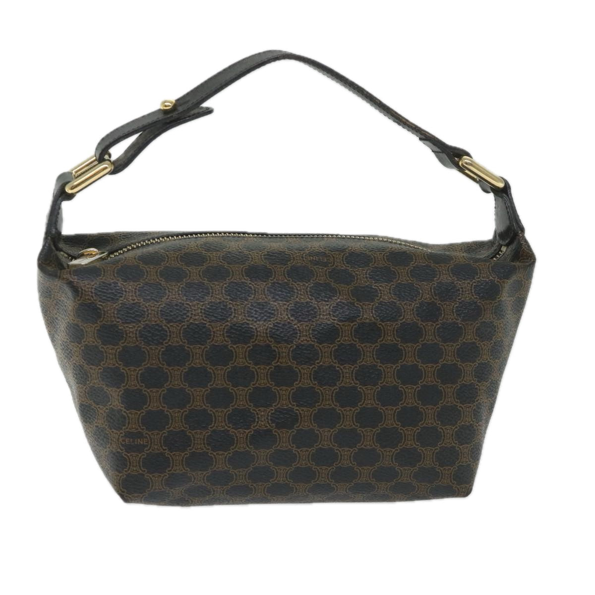 Luxury Macadam Hand Bag Pvc Brown Leather Canvas Travel Bag