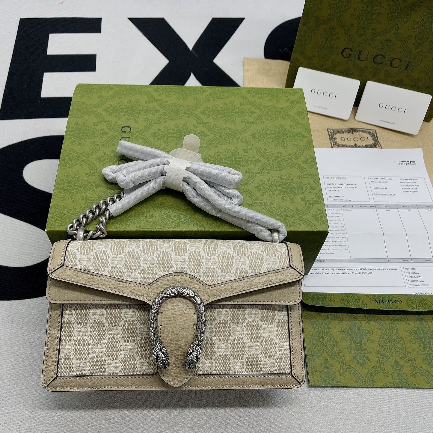 gg Dionysus gg , ’s Beige Small Handbag