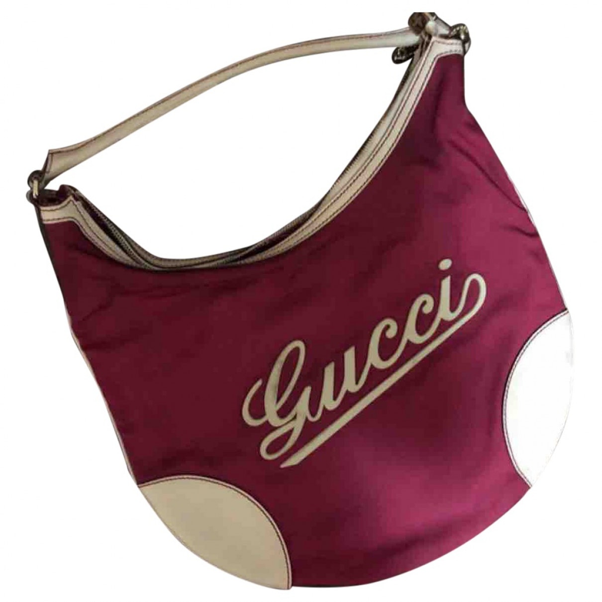 Gucci red cloth handbag