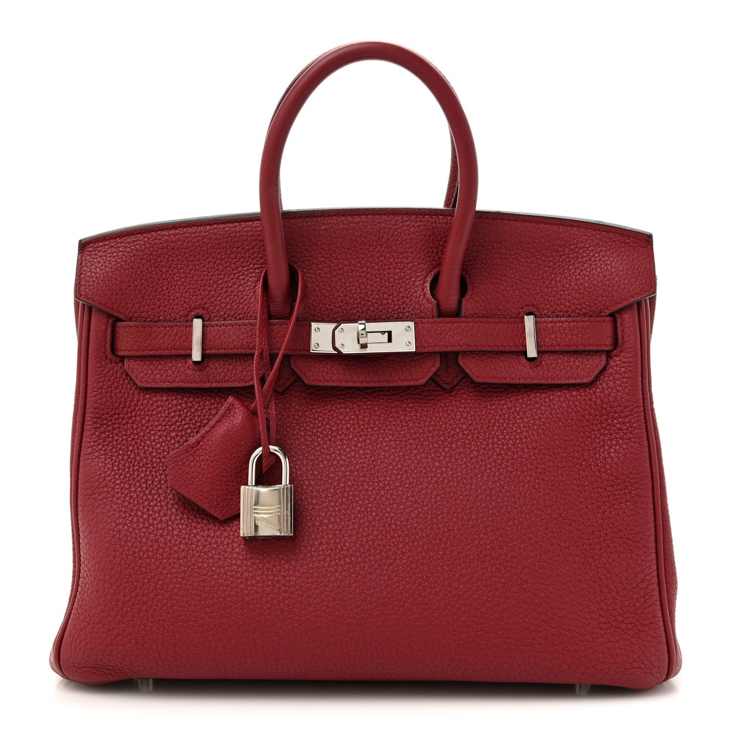 Hermes Togo Birkin Rubis Handbag Travel Bag
