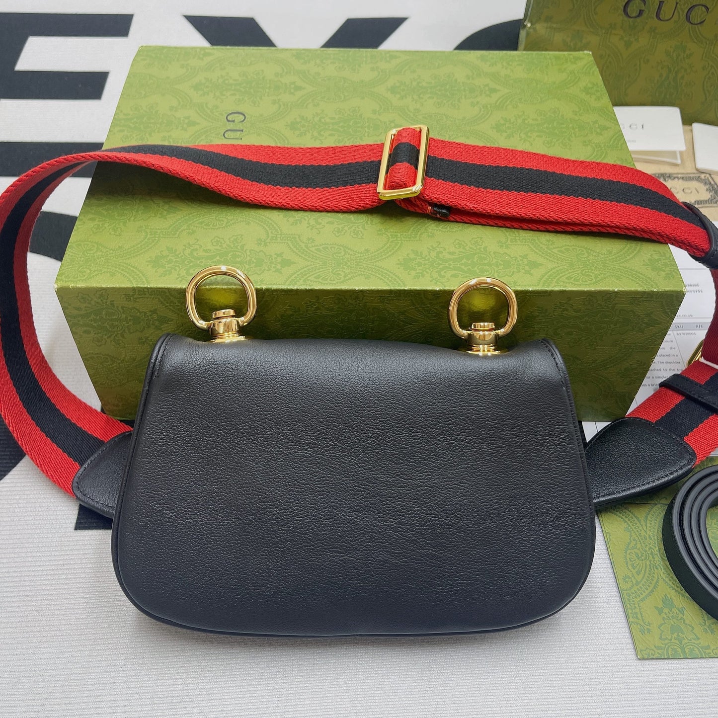 gg Blondie , ’s 8.7in Black Mini Bag