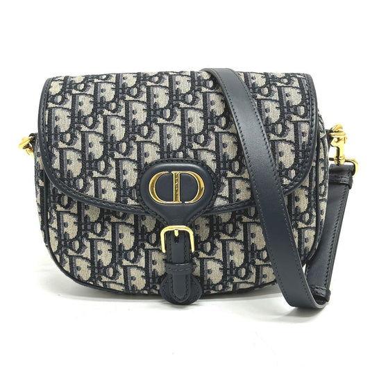 Dior Shoulder Bag Gray Cd Cannage Caro Women Leather