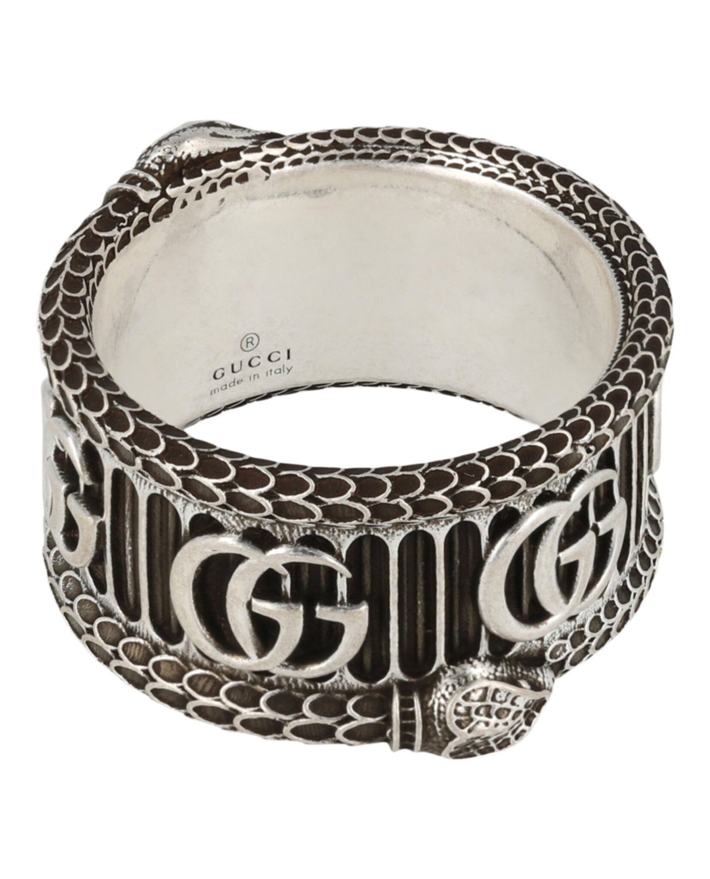 Gucci Mens GG Marmont Snake Ring