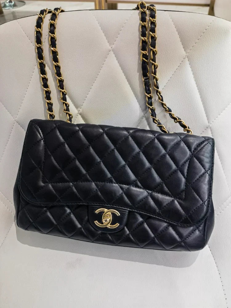 Chanel Mademoiselle Chic Flap Bag Quilted Lambskin B-