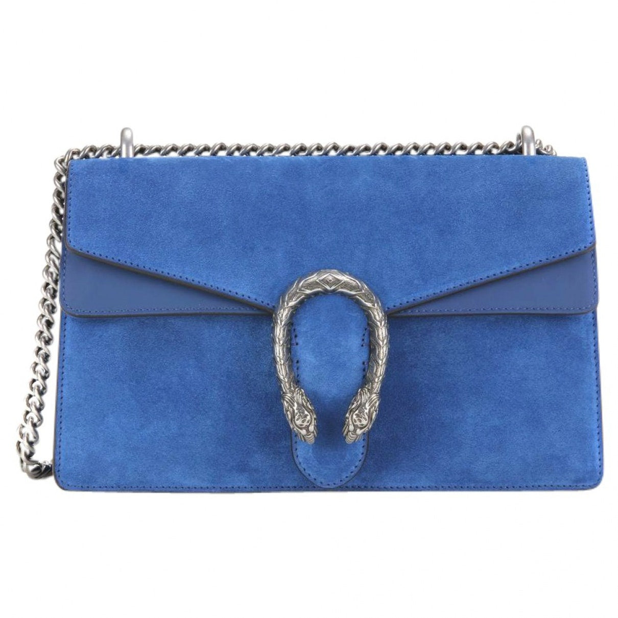 Gucci dionysus blue suede handbag