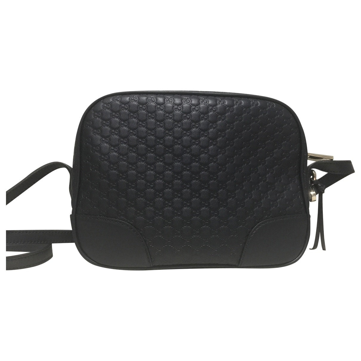Gucci bree navy leather handbag