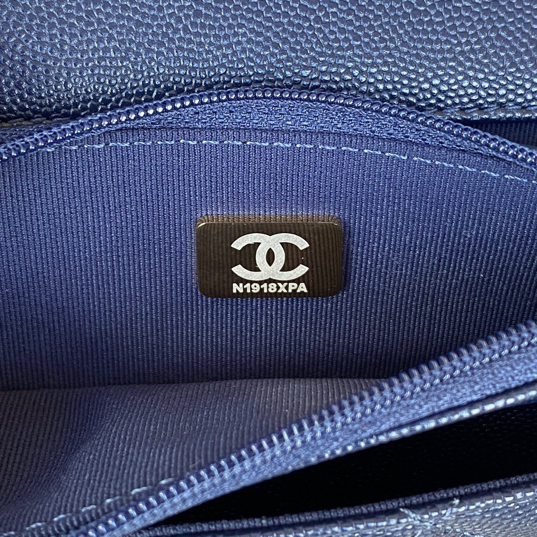 Chlsmall Top Qualityap Bag Hardware Navy For Blue Gold Shoulder Bag