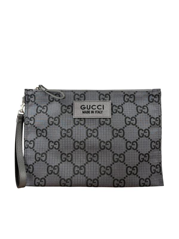 Gucci GG Monogram Nylon Clutch Pouch