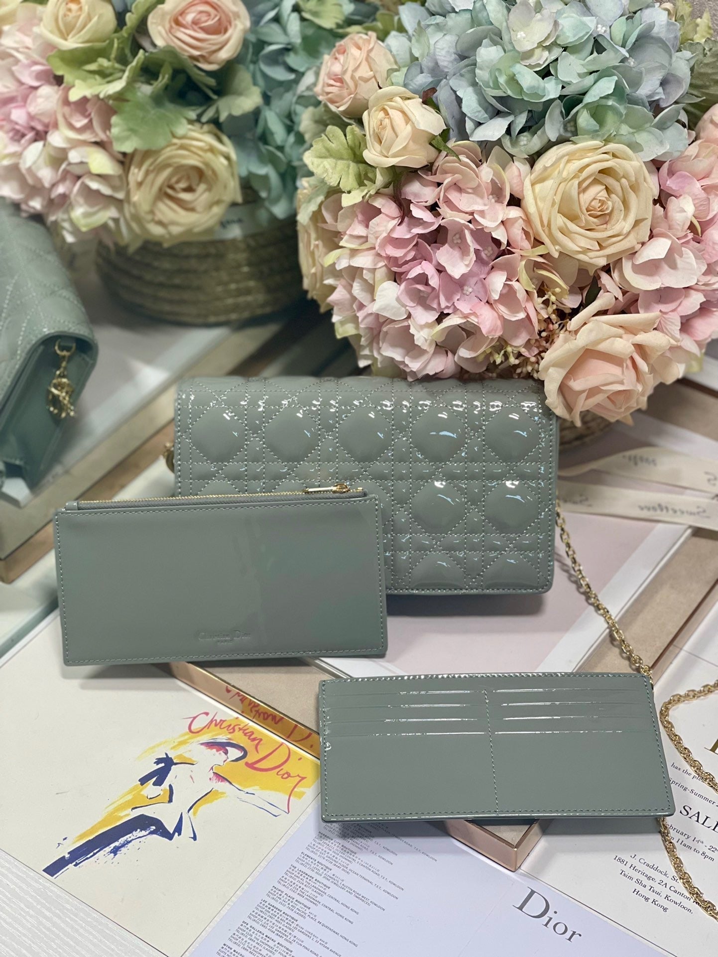 Lady Pouch Cd Gray Travel Bag