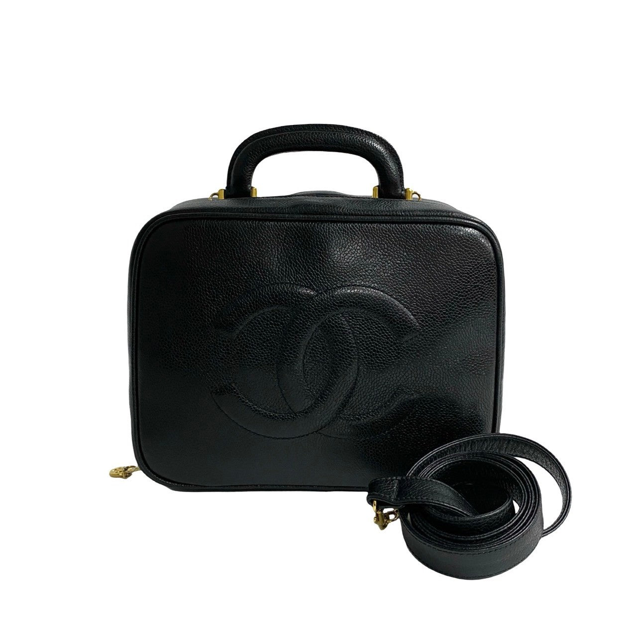 Chanel Matt caviar skin Black Shoulder Bag 2