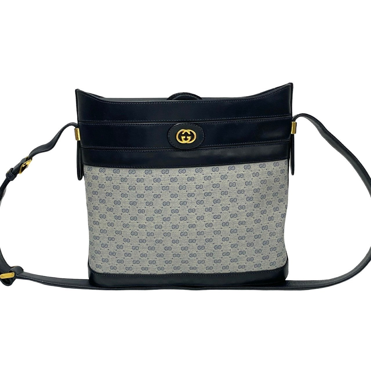 Gucci Leather Navy Shoulder Bag