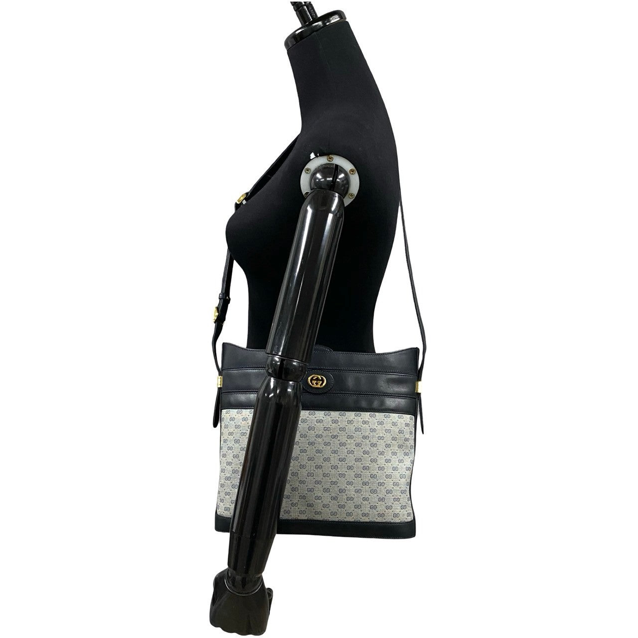 Gucci Leather Navy Shoulder Bag