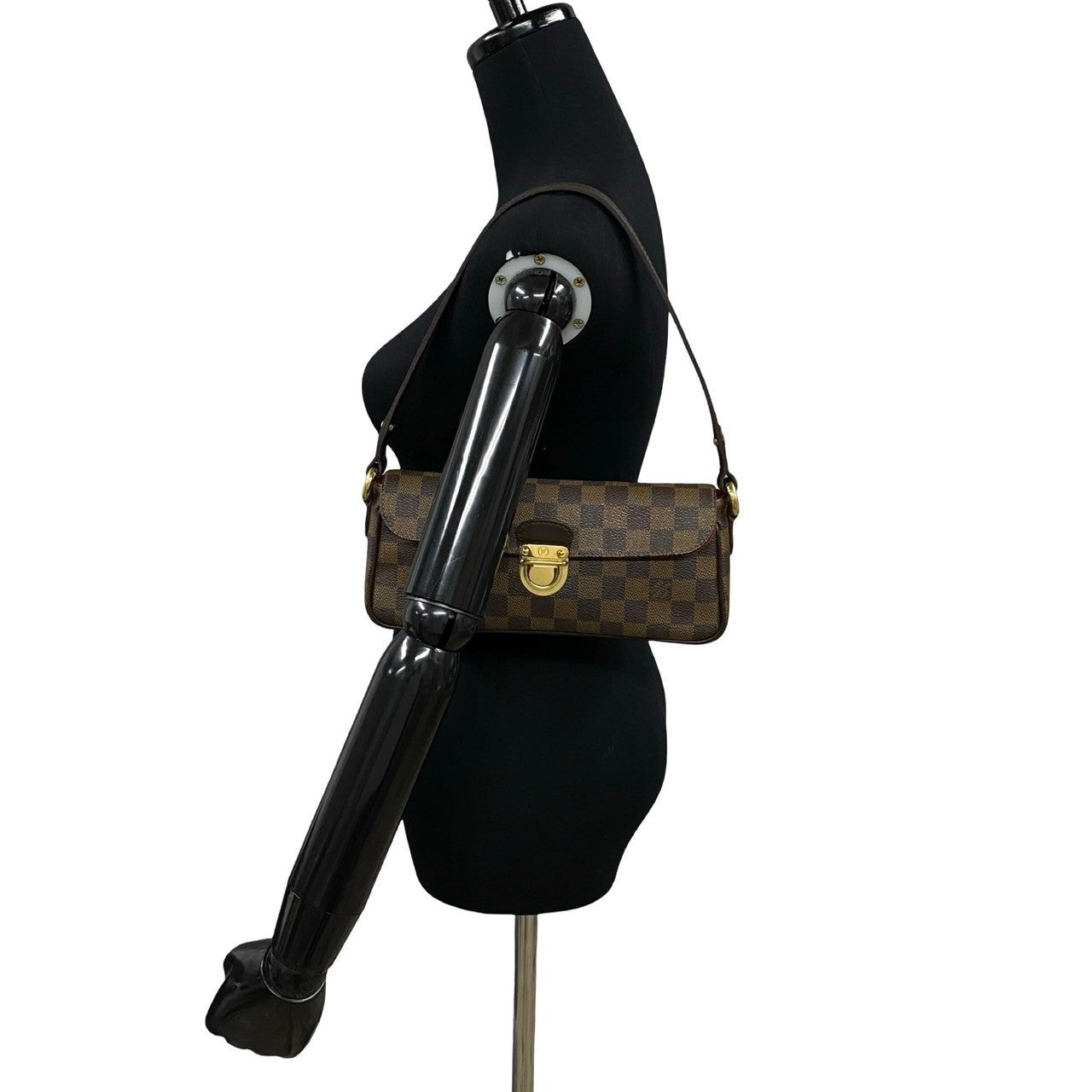 Louis Vuitton N60007 Damier Ravello PM Leather Brown Shoulder Bag