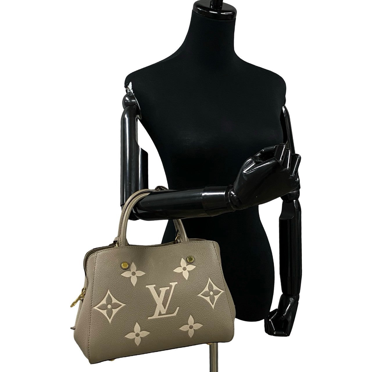 Louis Vuitton M45489 Ann Platt Montaigne BB Monogram Leather Beige Handbag