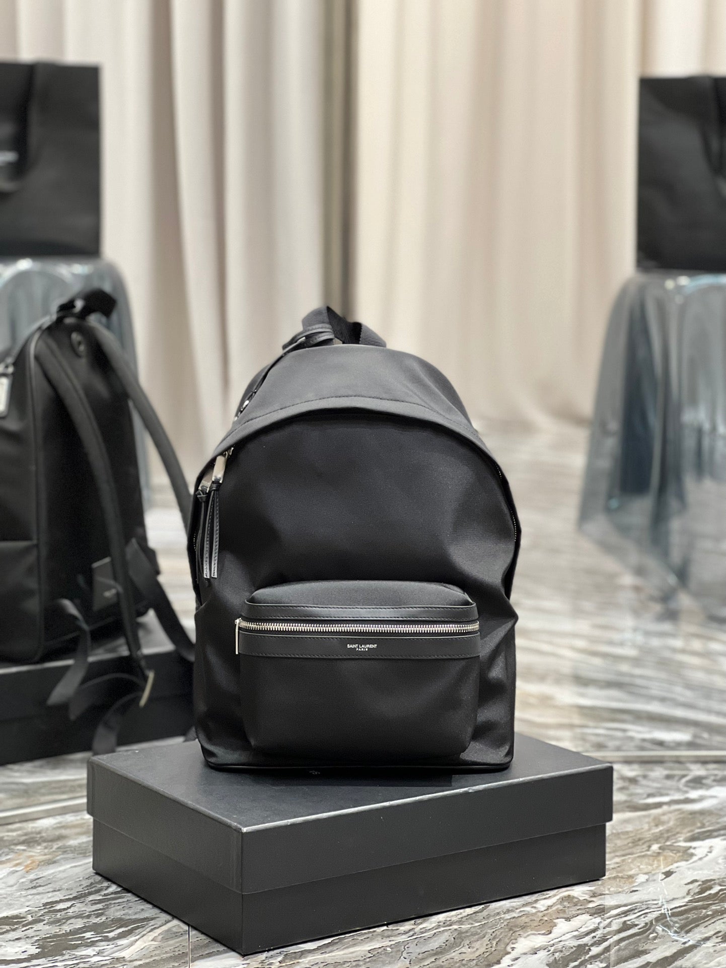 YSL Saint Laurent Backpack Black Ysl 8692