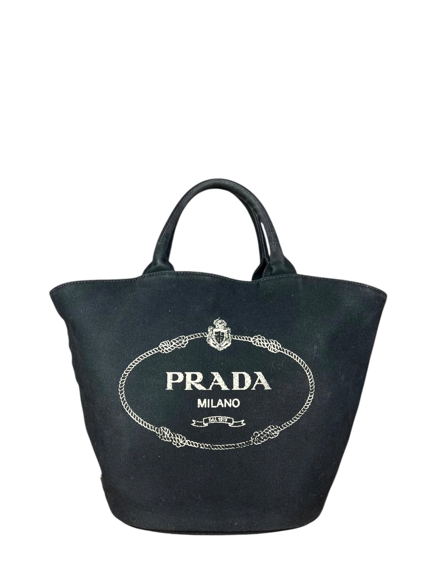 Prada Handbag Canapa 2Way Black