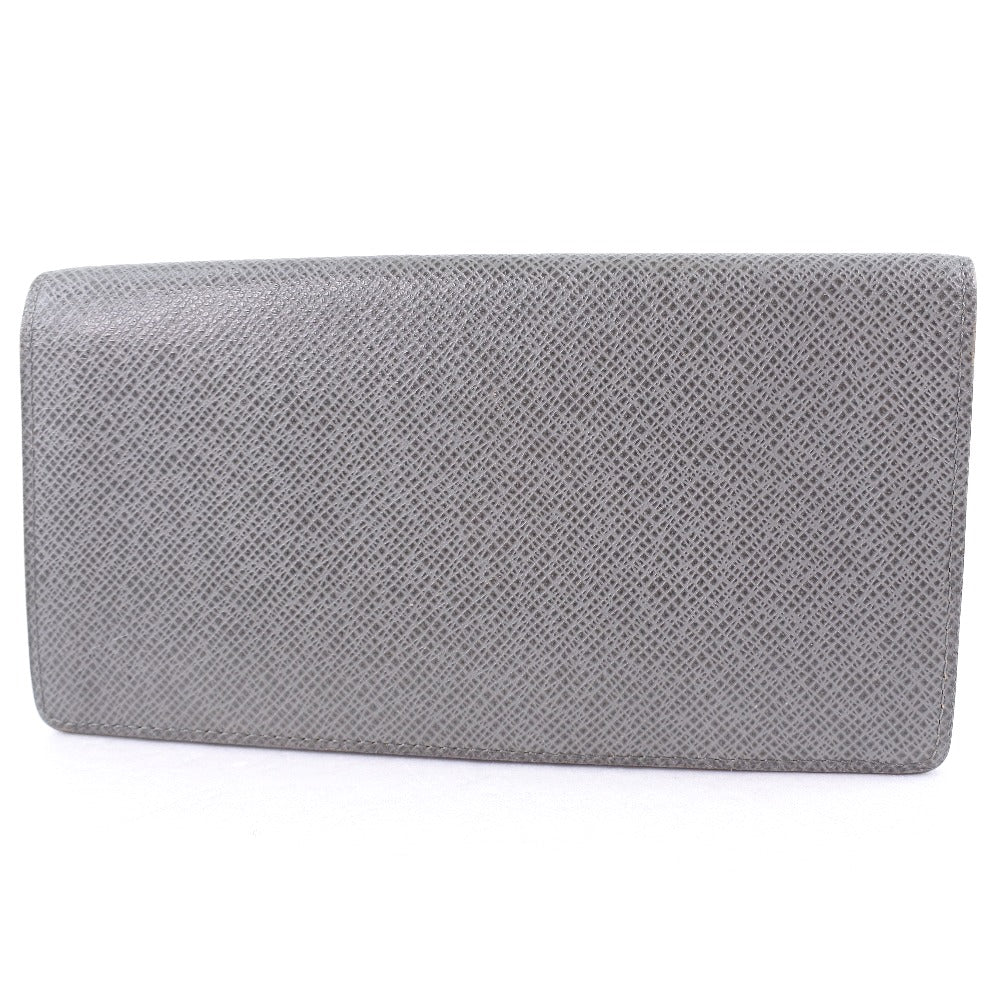 Louis Vuitton Long Purse M32653 Taiga Portefeuille Gray Wallet Case