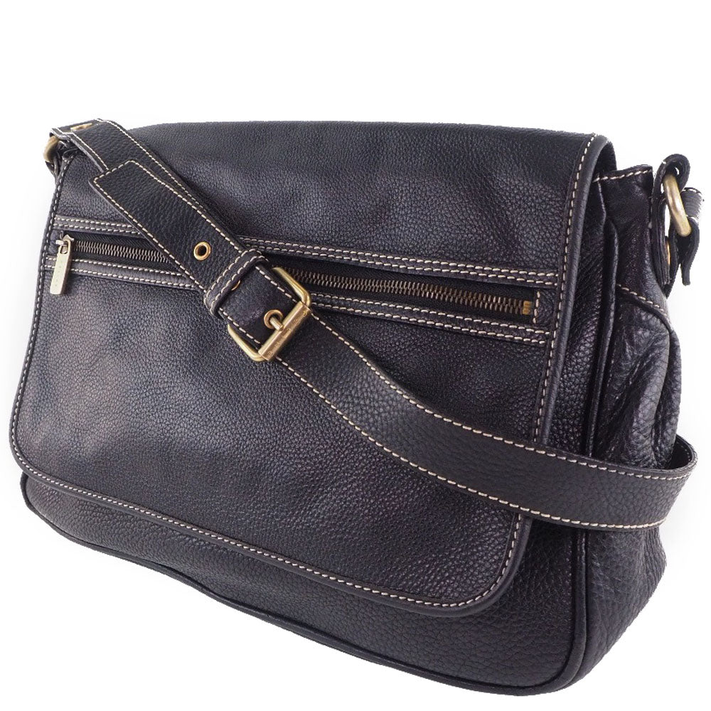 Shoulder Bag Calfskin Women Black