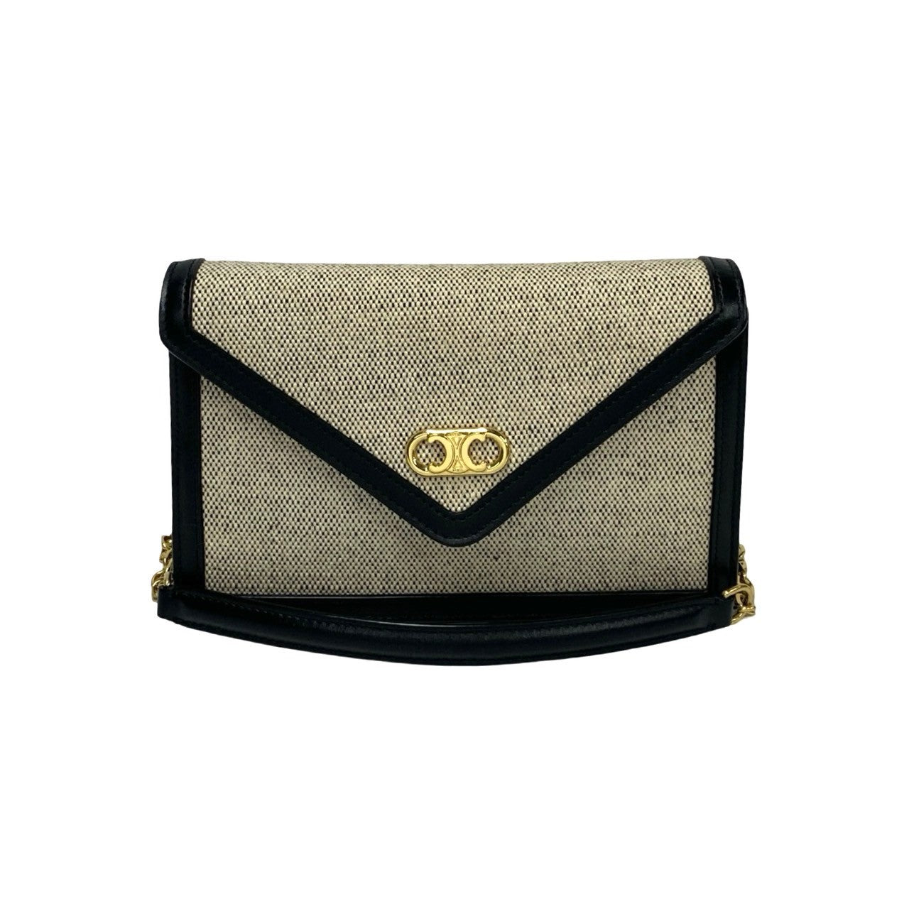 Shoulder Bag , Triomphe Chain Shoulder Women Leather Canvas