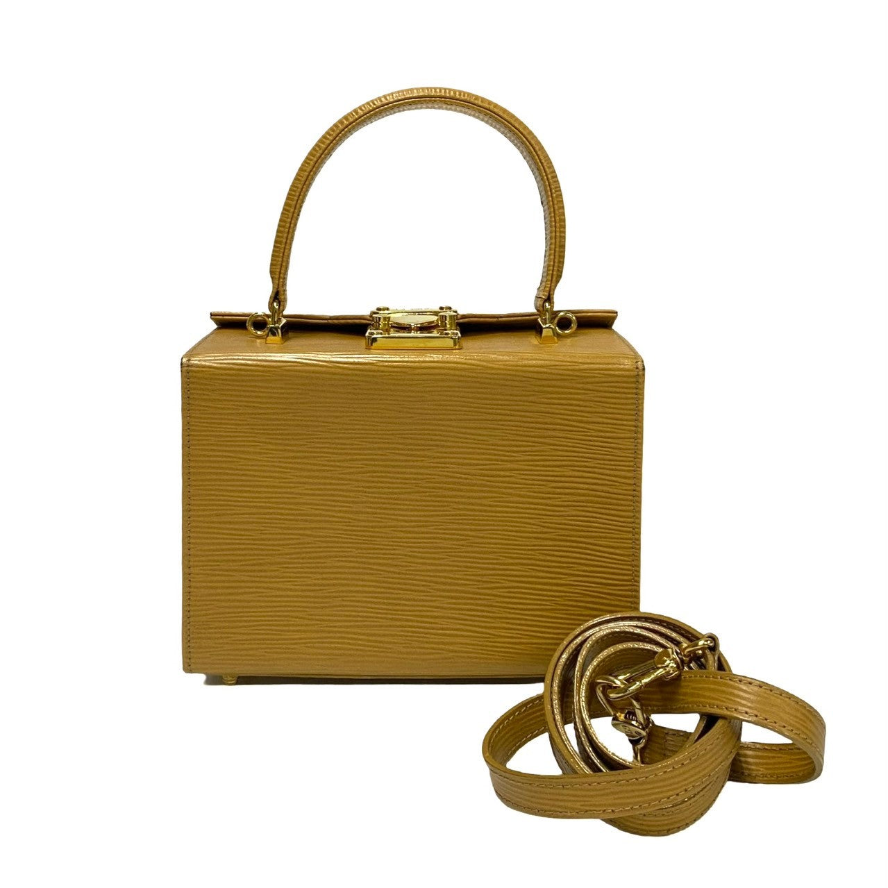 Fendi Epi 2Way Handbag Leather Travel Bag