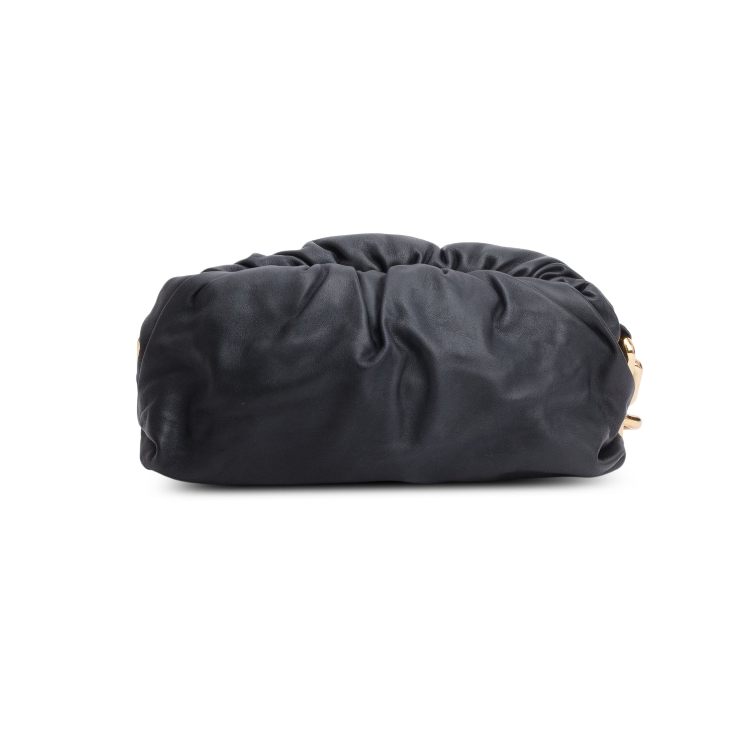 Bottega Veneta Nappa The Pouch Travel Bag Leather Black