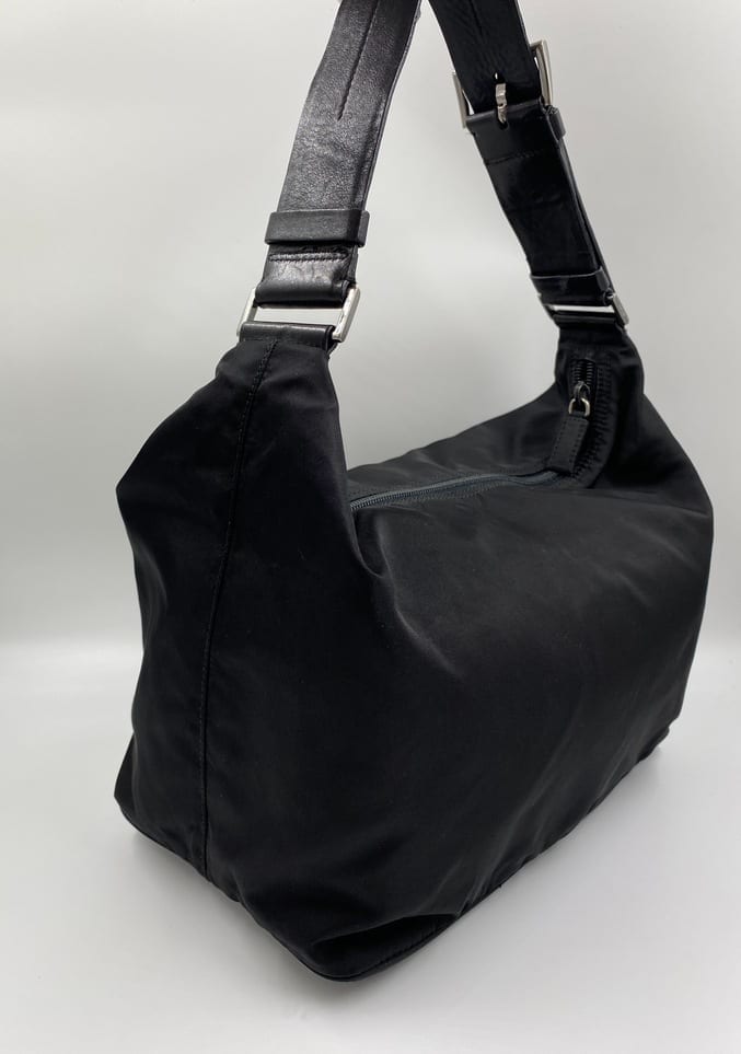 Prada Shoulder Bag Nylon Black Shoulder Bag 2