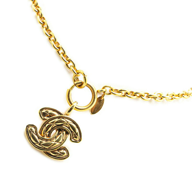Chanel Coco Mark Matelasse Necklace