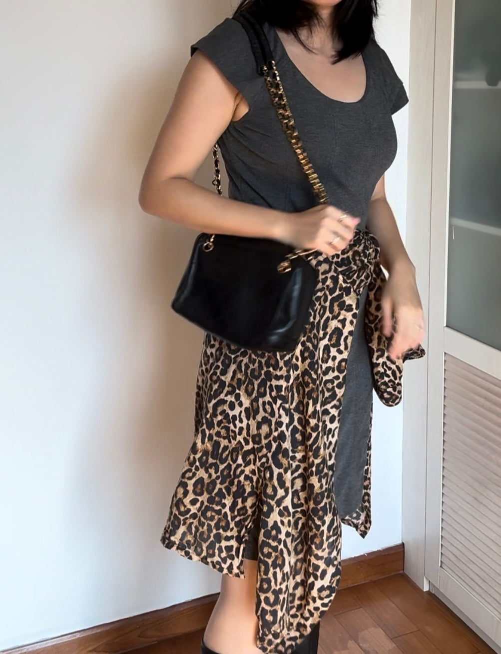 Chanel Mademoiselle Camera Double Black Gold Crossbody Bag