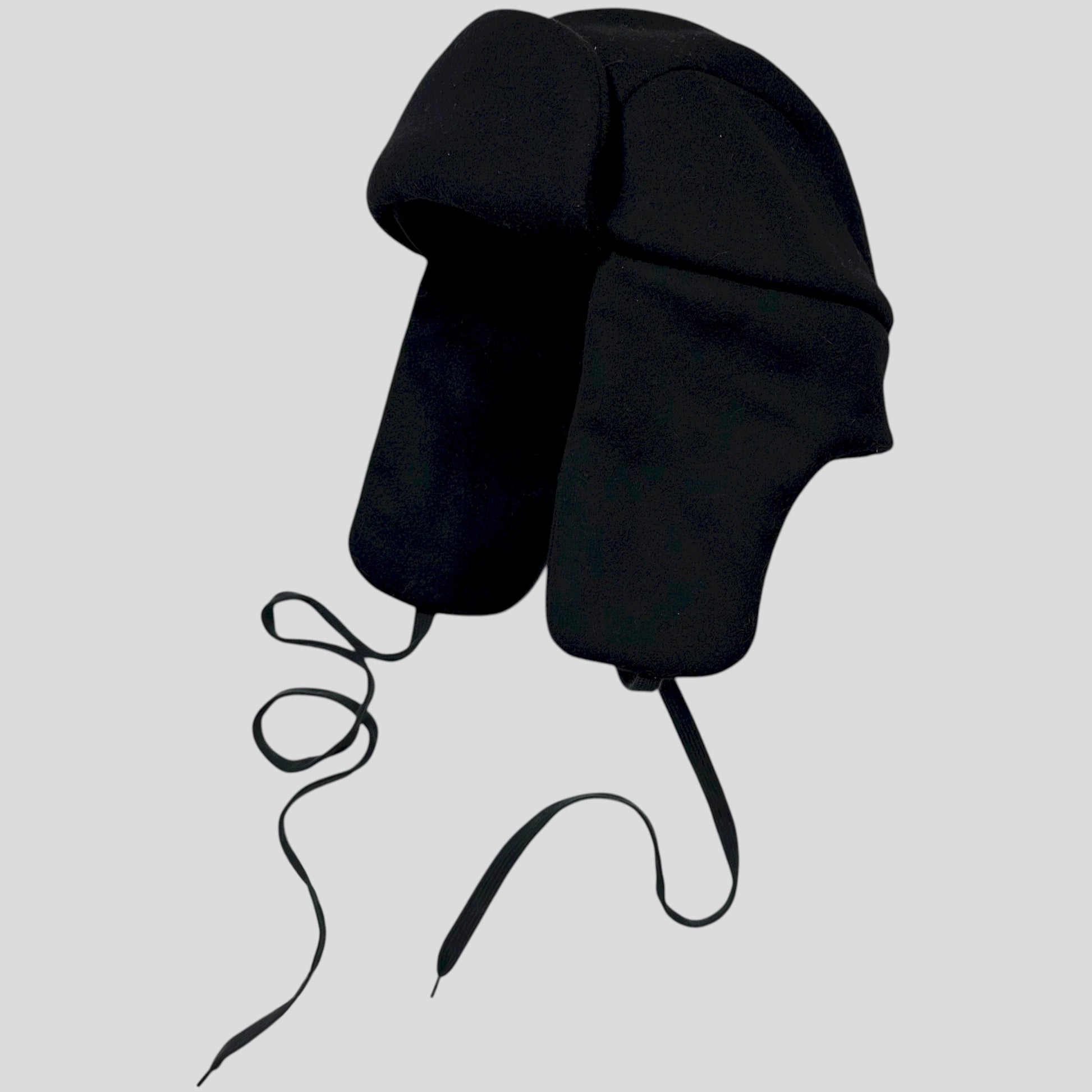 Prada Handbag 00’s 3D Wool Padded Trapper Hat
