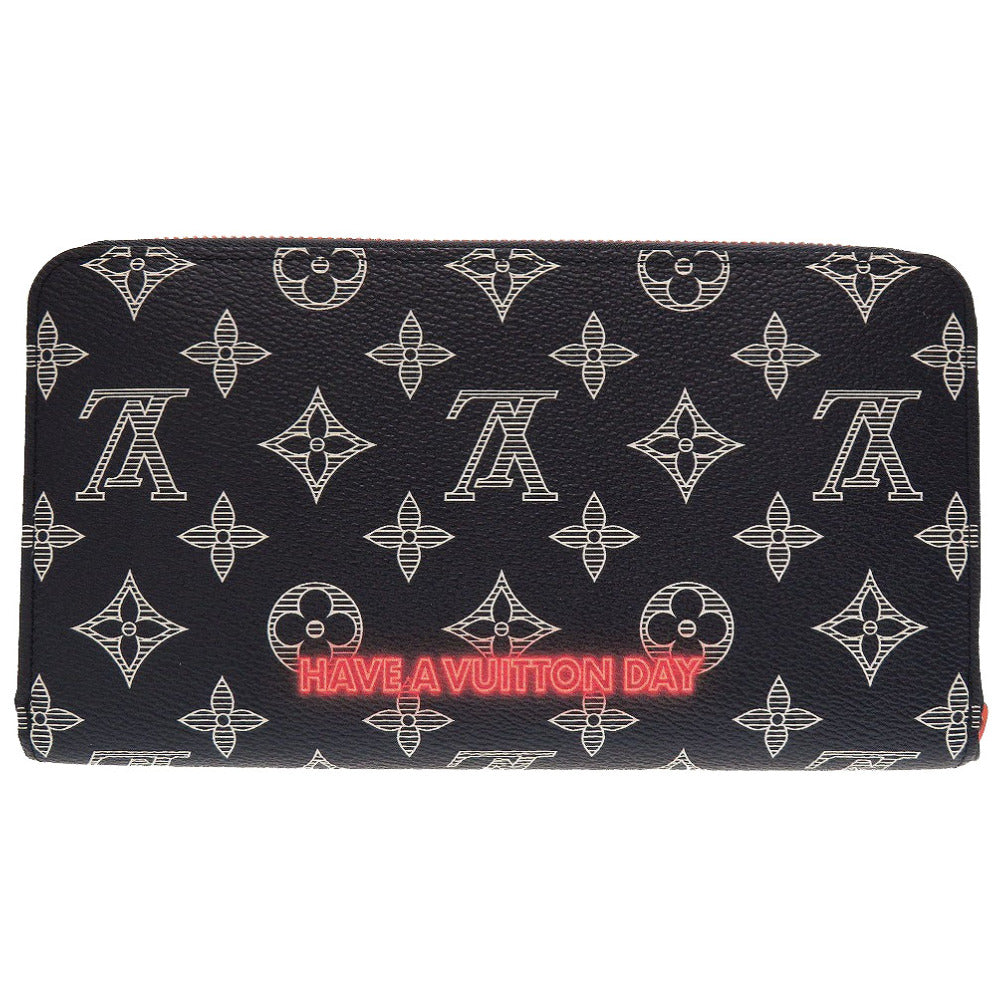 Louis Vuitton Long Purse M62931 ink Zip Monogram Navy Wallet Case