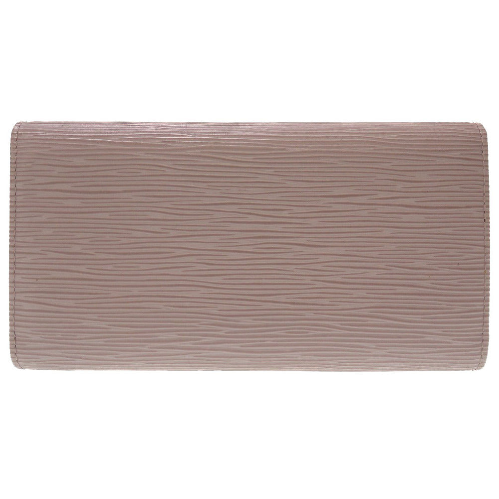 Louis Vuitton Long Purse M6338B Epi lilac Leather Wallet Case