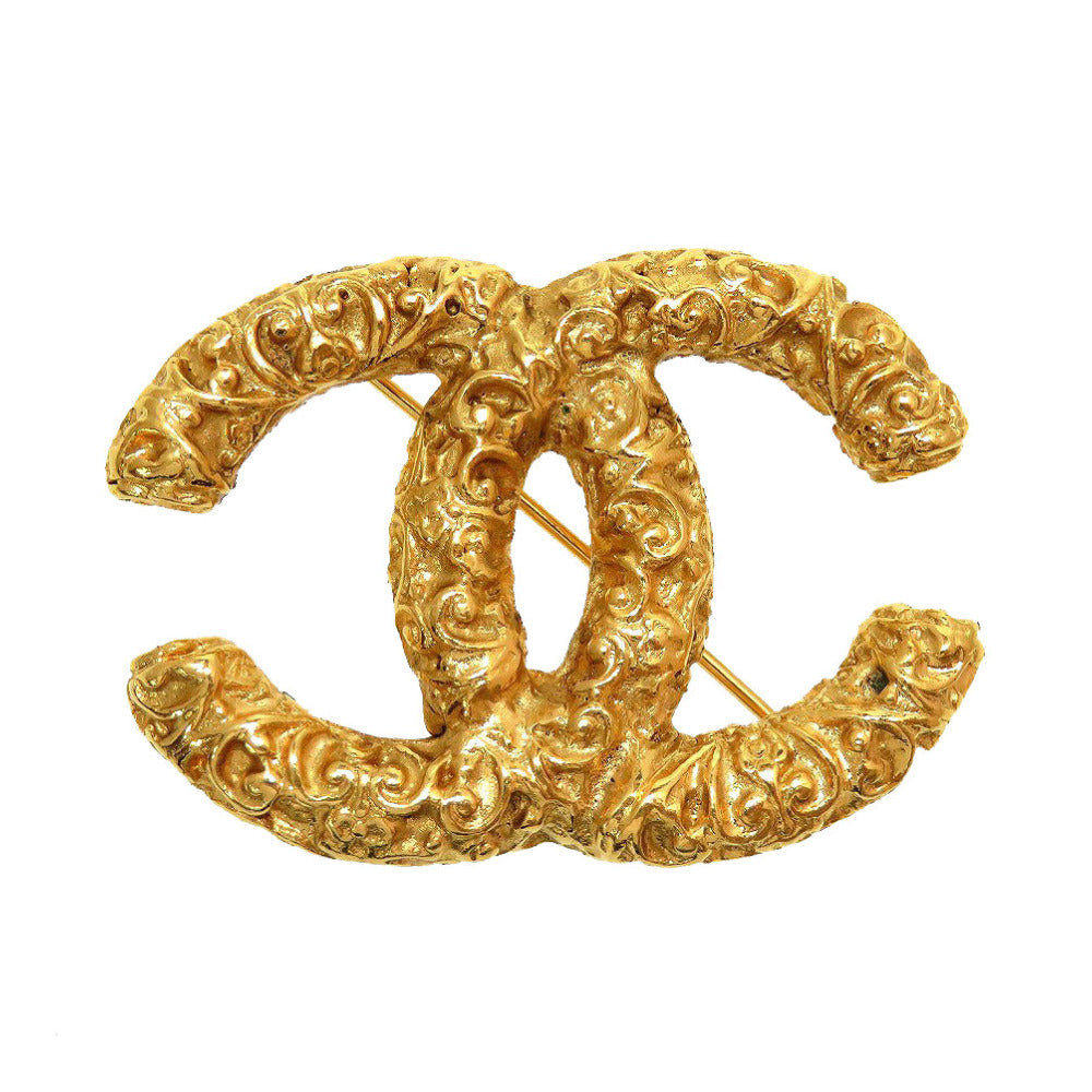 Chanel Brooch Gold Handbag 5F0137Ihs6