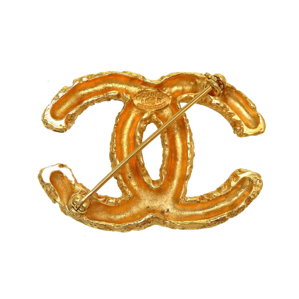 Chanel Brooch Gold Handbag 5F0137Ihs6
