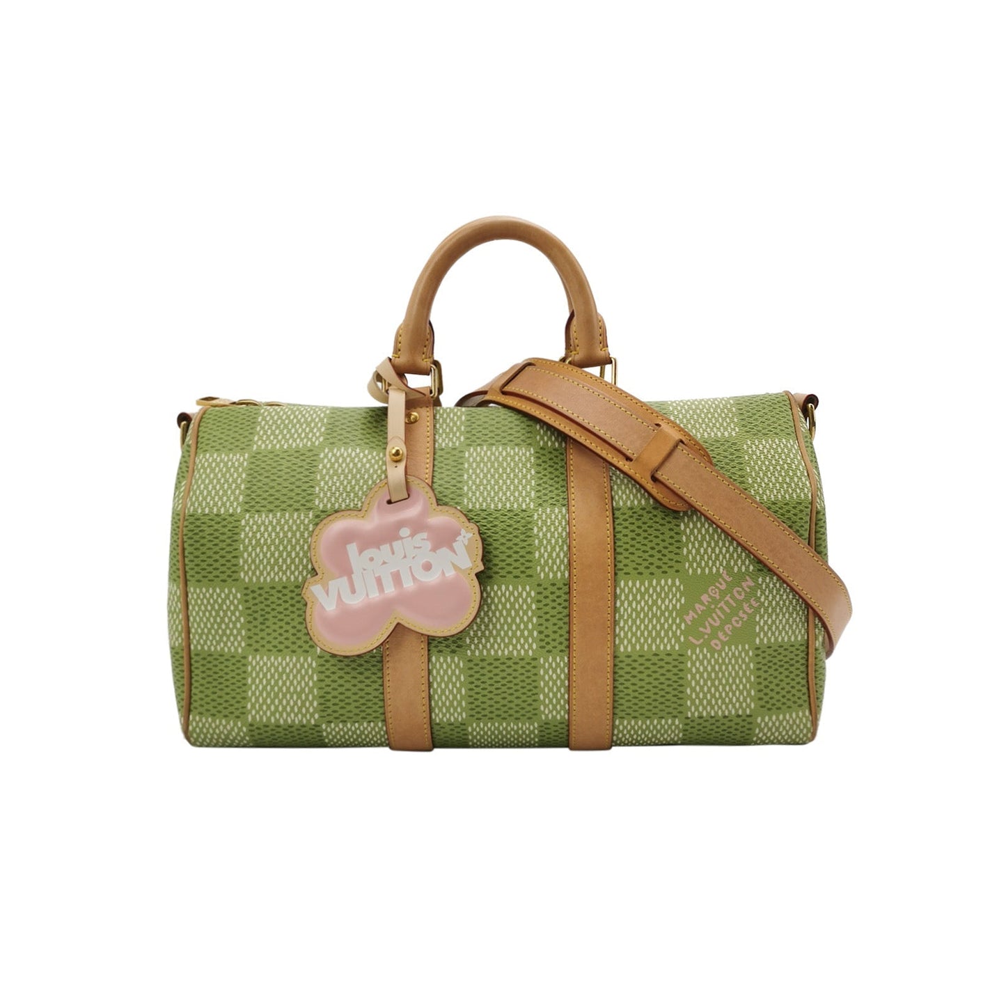 Louis Vuitton by Tyler Creator Golf Keepall Damier Green Travel Bag