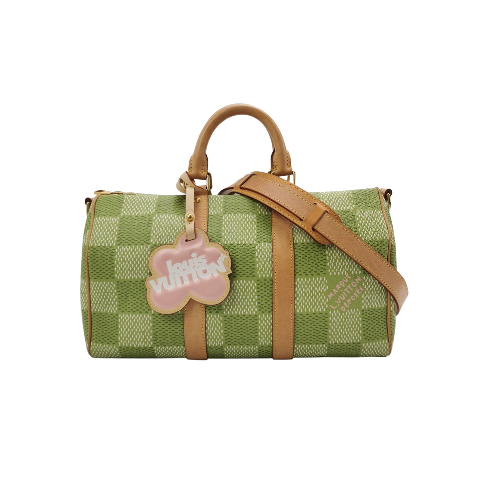 Louis Vuitton by Tyler Creator Golf Keepall Damier Green Travel Bag