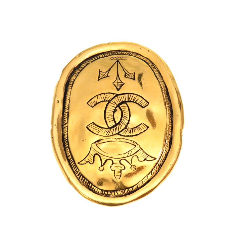 Chanel Brooch Gold Handbag 5G0233Eilb5