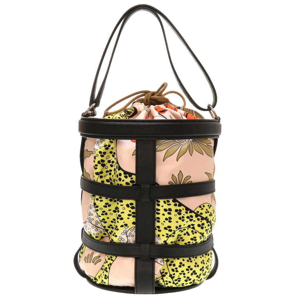 Hermes Shoulder Bag Epsom Muzaldine Women Black
