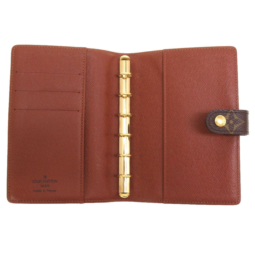 Louis Vuitton Notebook cover R20005 Agenda PM Monogram Canvas Brown Handbag 5H0145E5